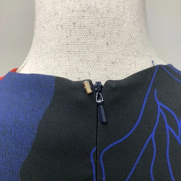 SportMax Midi Sheath Dress Womens 4 Sleeveless Floral Teacher Career Business - Picture 10 of 15